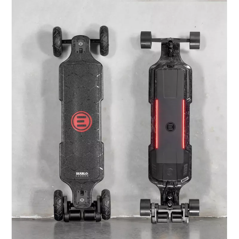 Diablo Carbon - Skateboard électrique Evolve en version autorisée sur route