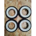 OCCASIONI pneumatici bianchi x4 + camera d'aria x4