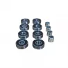 Kit of 8 ABEC 7 bearings