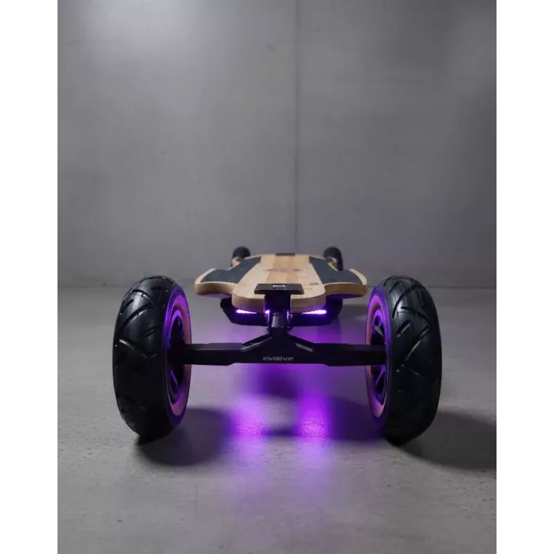 Bamboo Purple Edition – Skateboard elettrico Evolve viola