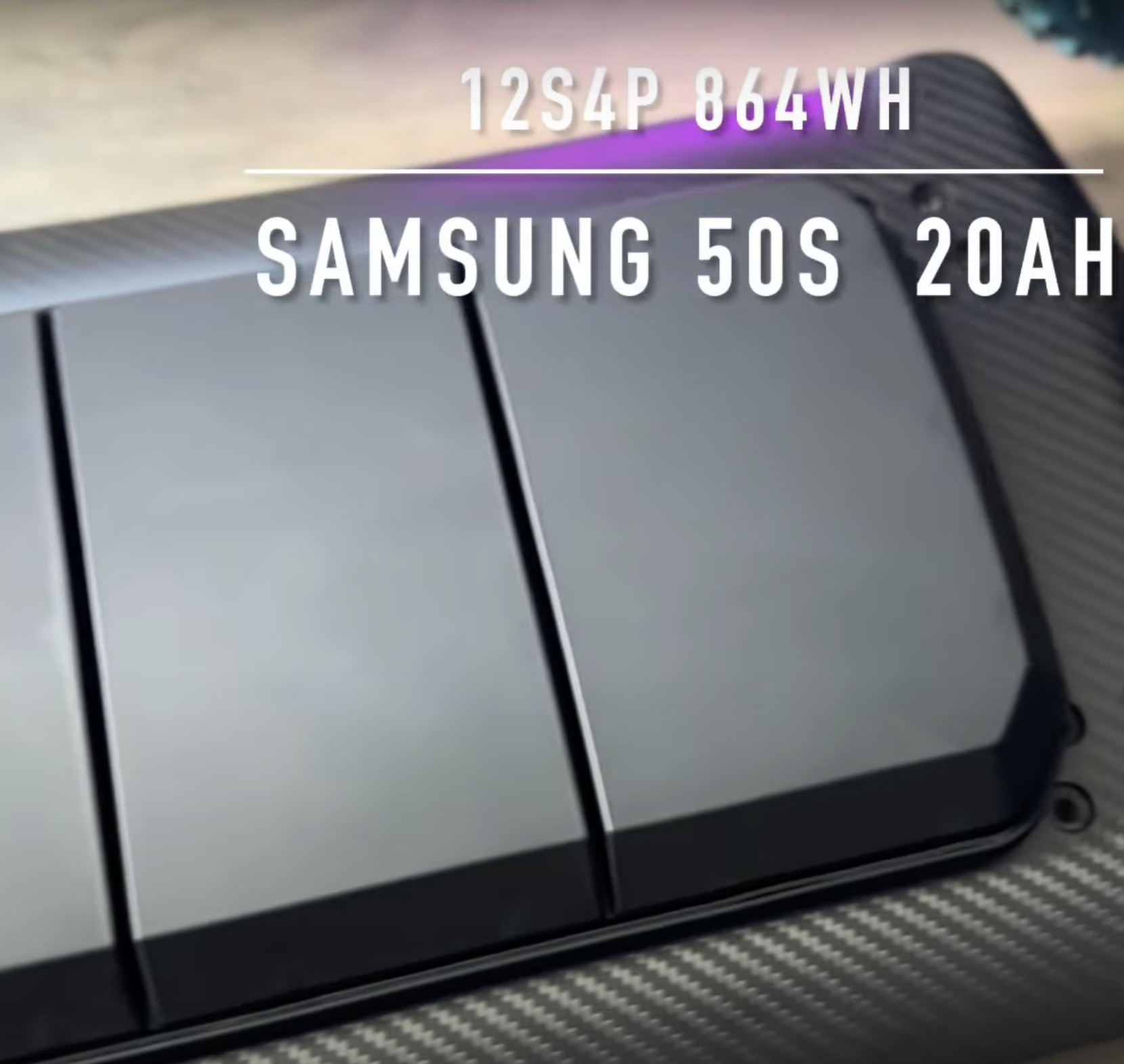 evolve renegade batterie samsung 50S (12S4P) test