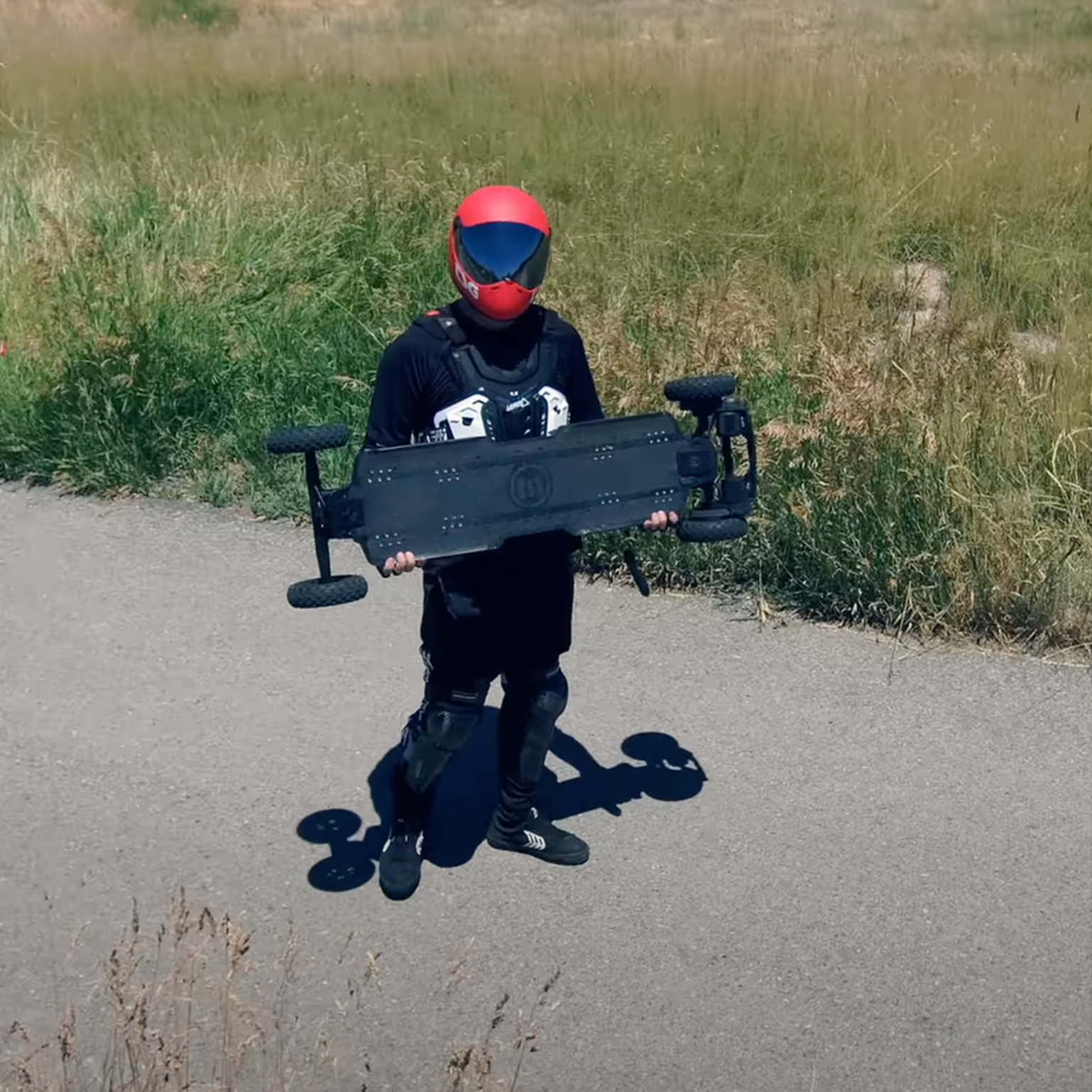 test evolve diablo mountainboard électrique 