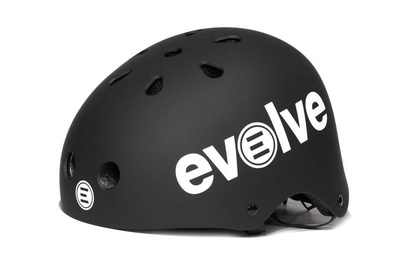 Casco Evolve olive profilo
