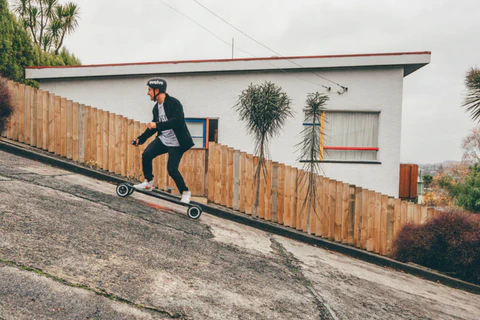 Rider en pente sur le Diablo Carbon Rider en pente sur le Diablo Carbon