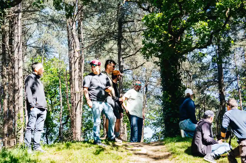 Riders du week-end Pornichet entre les arbres