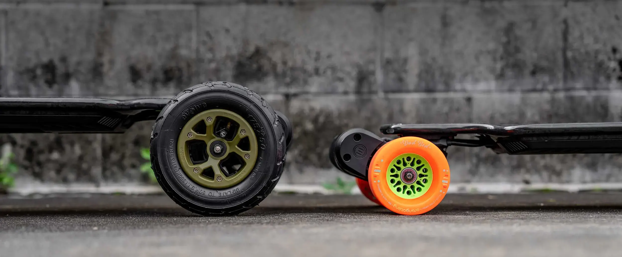 Roues interchangeables Diablo Carbon street et tout-terrain