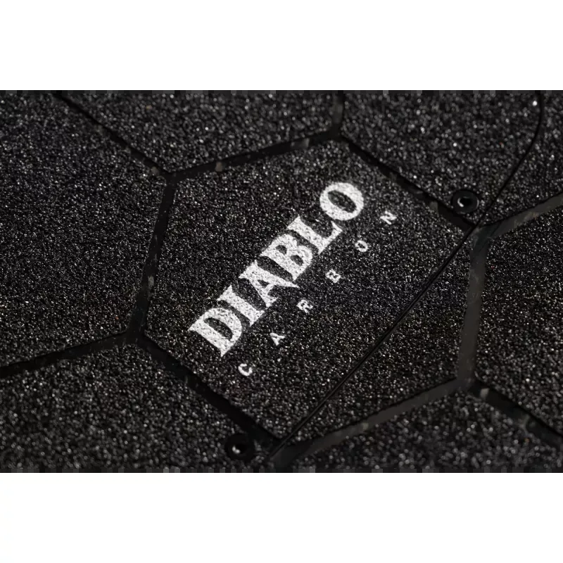 Grip tape hexagonal Diablo Carbon en fibre de carbone forgée