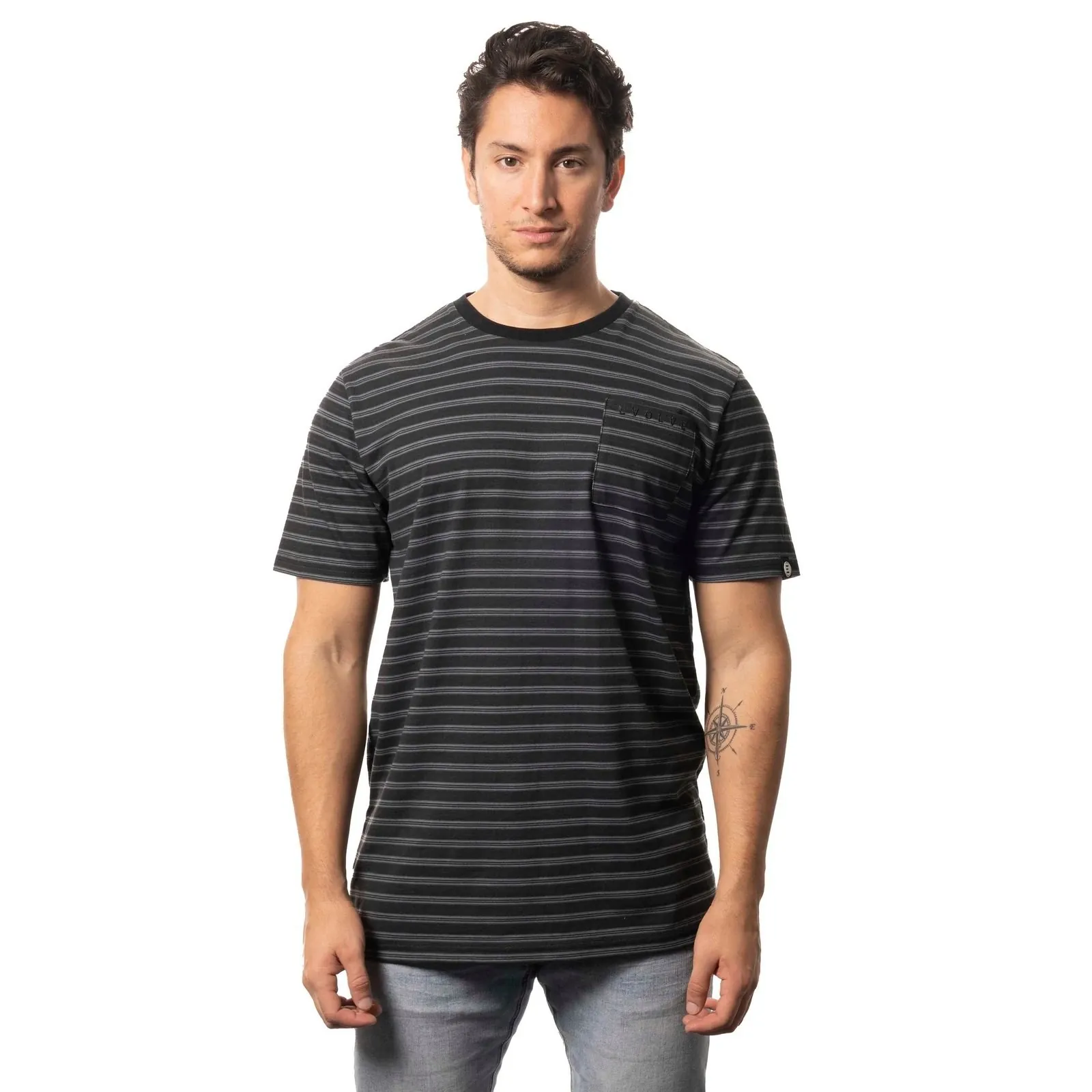 Blaze Striped Tee, view 4